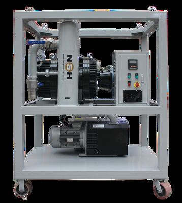 Double Stage Vacuum Pump Unit Movable Transformer Evacuation 0.05 Pa