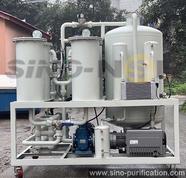12000L / H Turbine Oil Purifier 53 KW Hydraulic Oil Recycling Machine