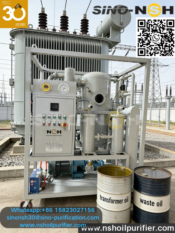 Hot sales Vacuum 3000 LPH transformer oil filter machine double-stage oil purification machine suitable for substation and power plant use
