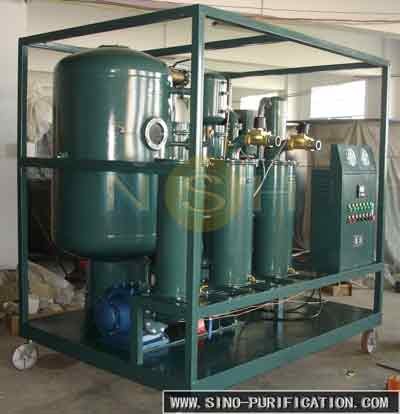 12000L/H Vacuum Oil Purifier Machine for Turbine Oil with Carbon Steel Construction and Vacuum Type Filtration