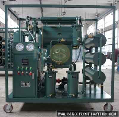 With Level Detector Oil Tester 11kw 600L/H Vacuum Transformer Oil Purifier