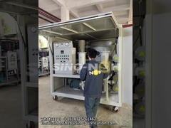 Εξαγνιστής πετρελαίου διπλός-σκηνικών κενός μετασχηματιστών